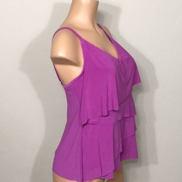 MAGICSUIT orchid tankini top. 8. NWT - Picture 6 of 11